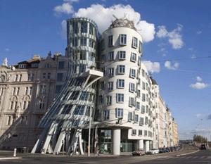 Photo:  The Dancing House, Prague, Cech